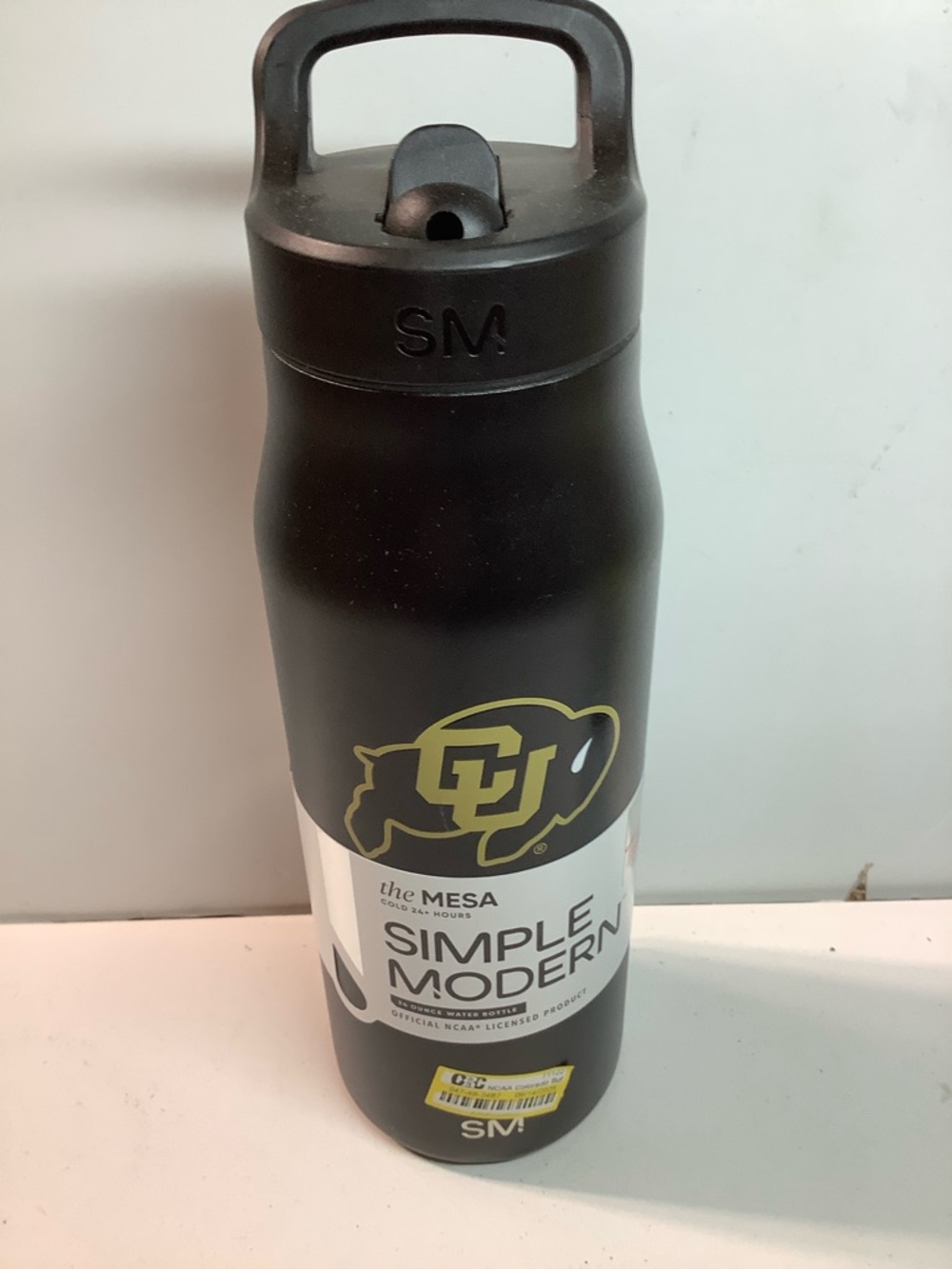 NCAA Georgia Bulldogs Simple Modern Mesa Stainless Water Bottle - 34oz
